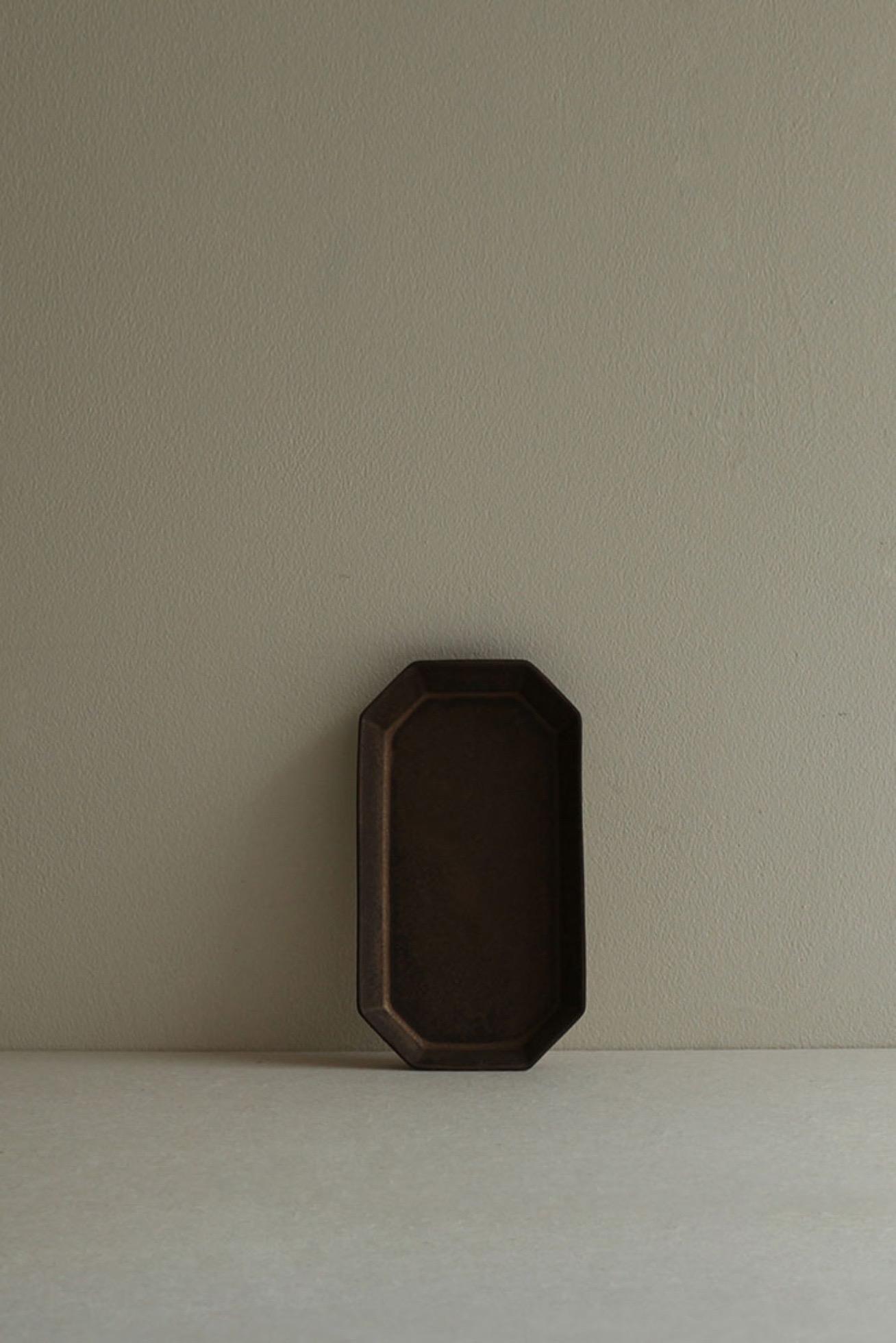 Wide Octagon Plate(S)｜Copper Brown